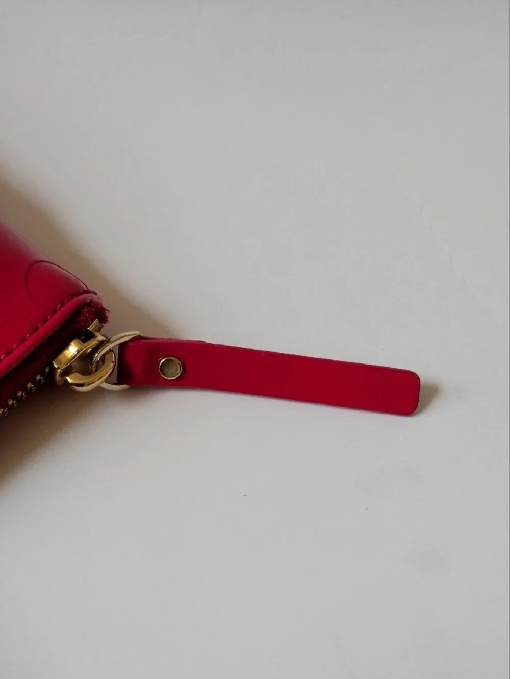 Kate Spade Red Patent Tote Bag with Bow Accent EUC